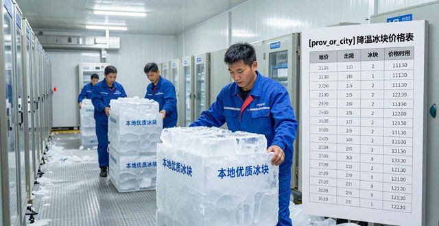 广州白云区降温冰块多少钱一吨？本地制冰厂报价来了